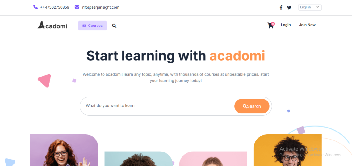 acadomi com
